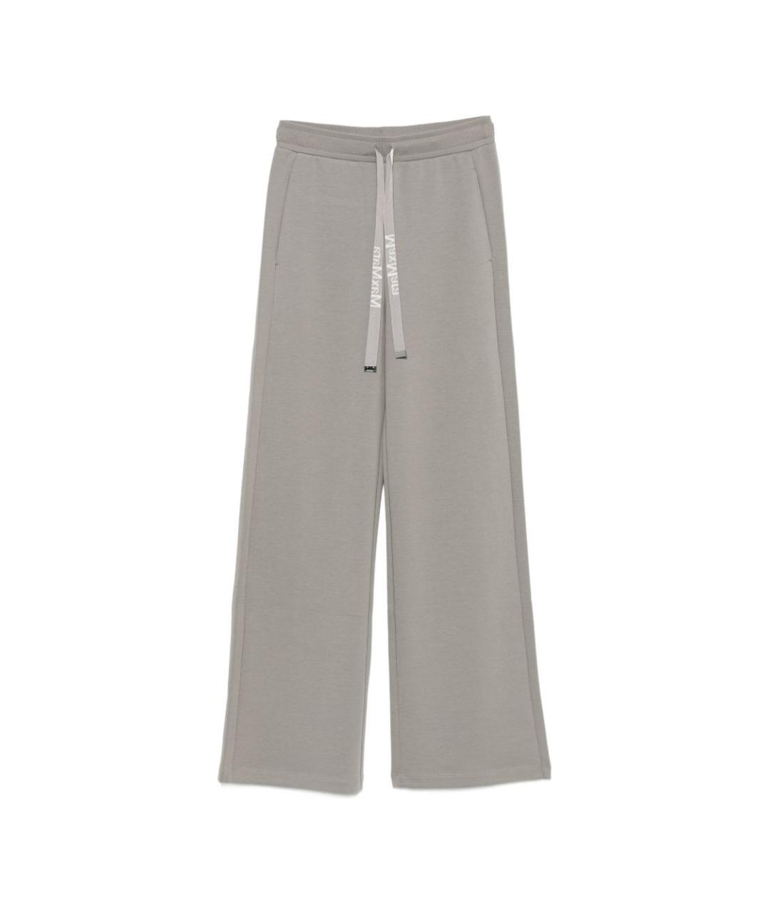 'S MAX MARA Серые прямые брюки, фото 1