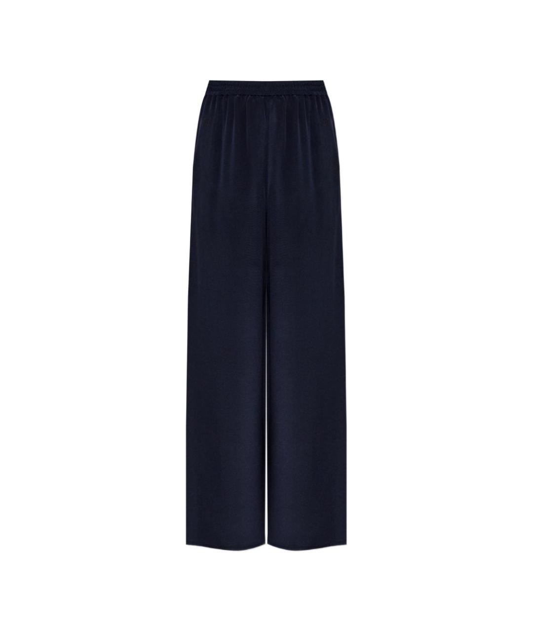 MAX MARA Синие прямые брюки, фото 1