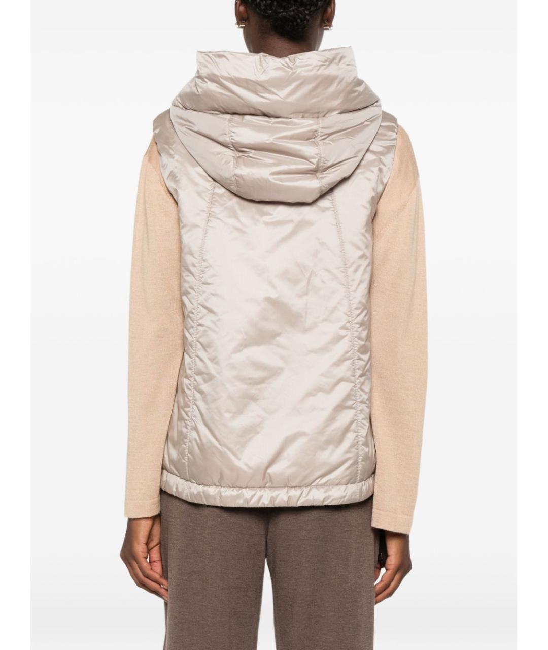 MAX MARA Бежевый жилет, фото 4