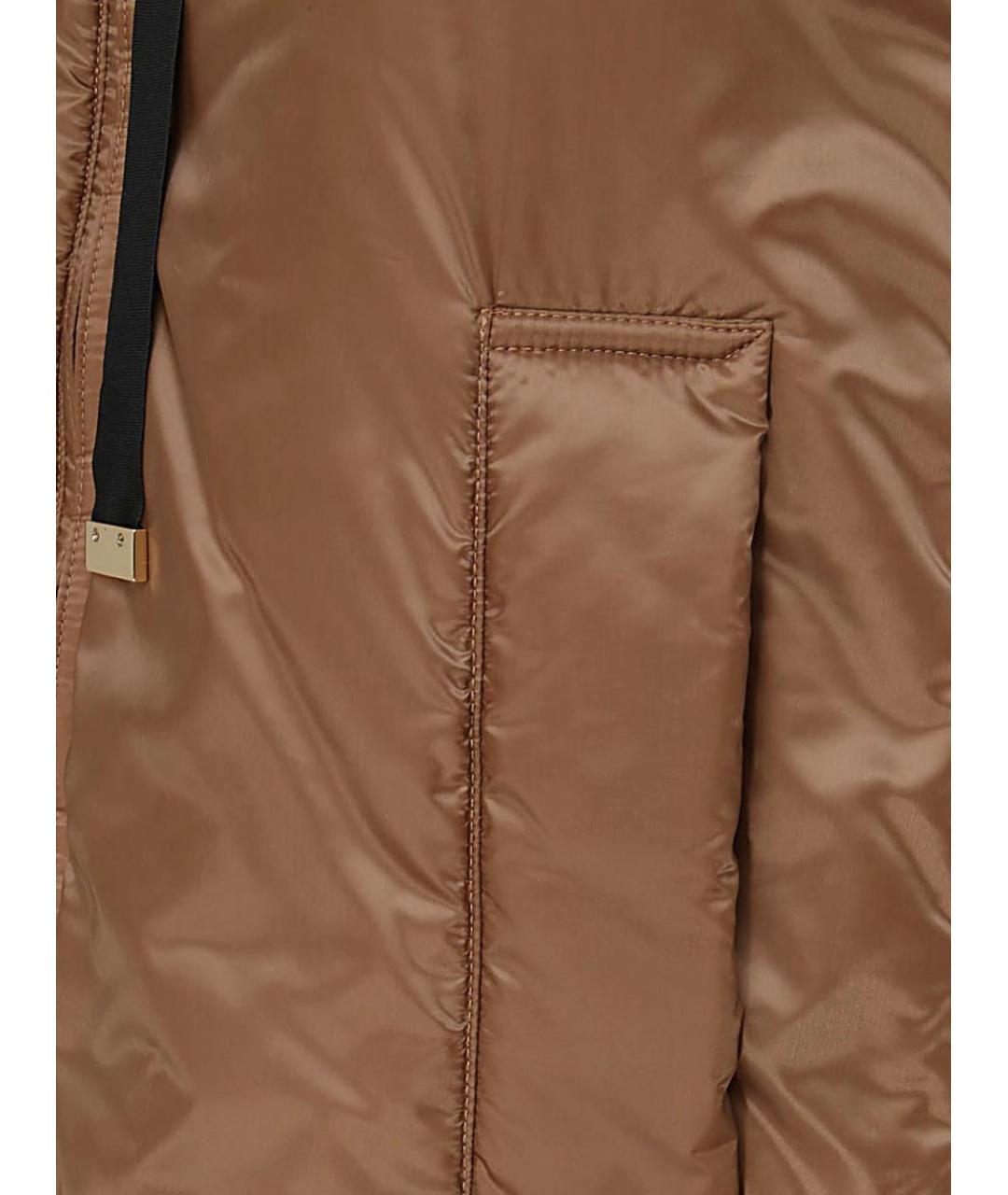MAX MARA Коричневый жилет, фото 2