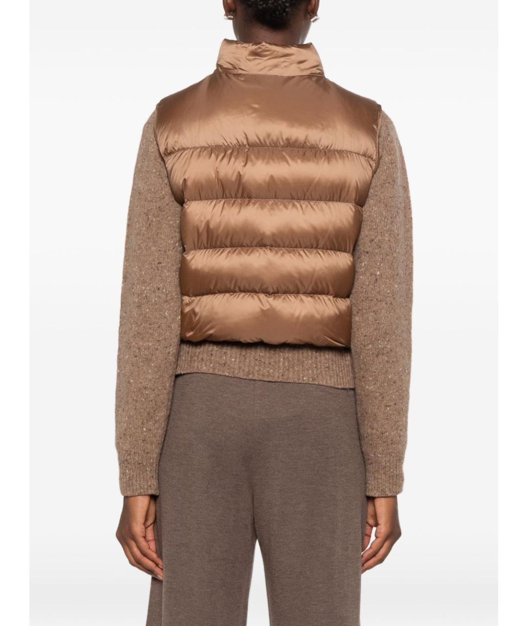 MAX MARA Коричневый жилет, фото 5