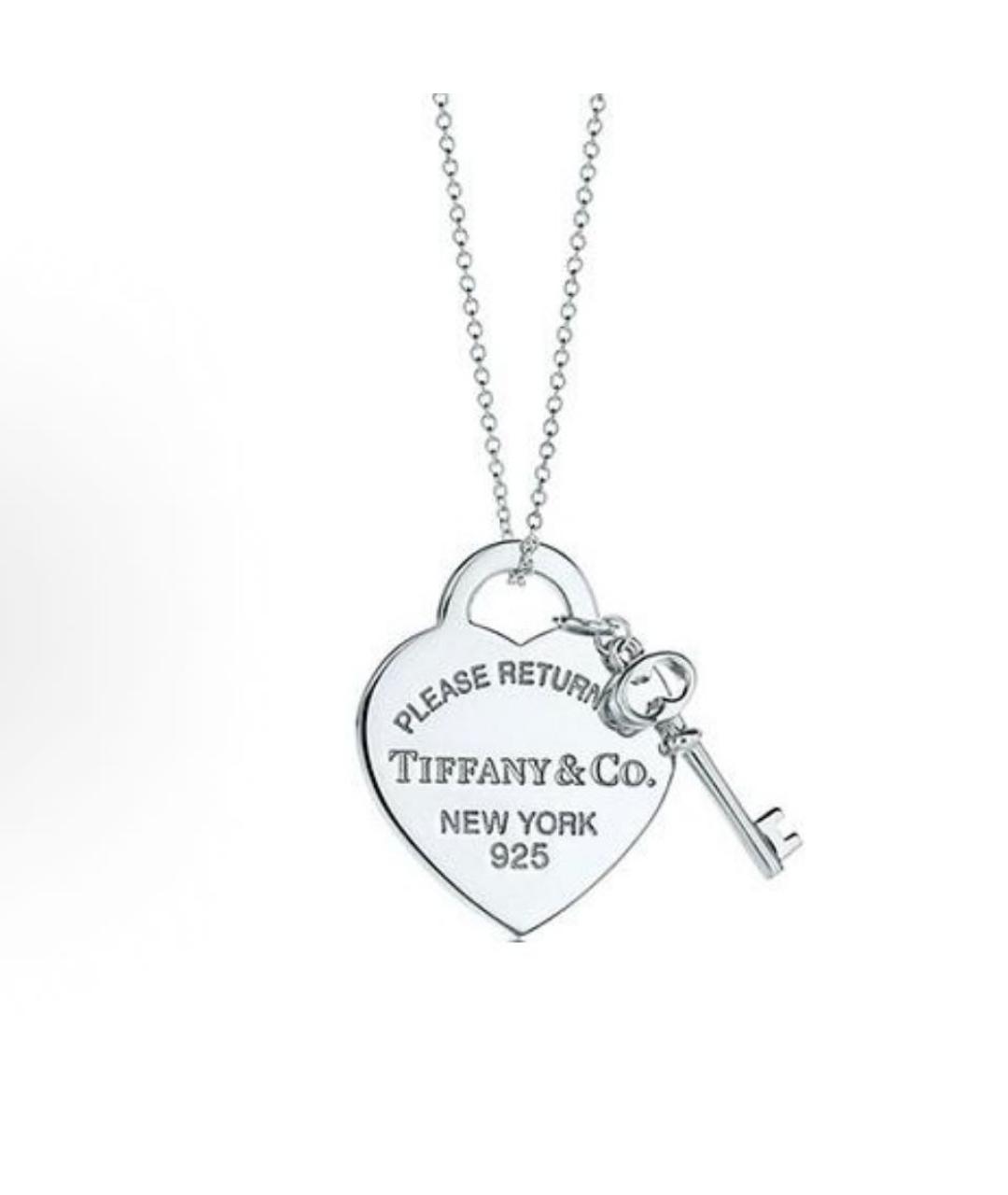 TIFFANY&CO Серебряная серебряная подвеска, фото 5