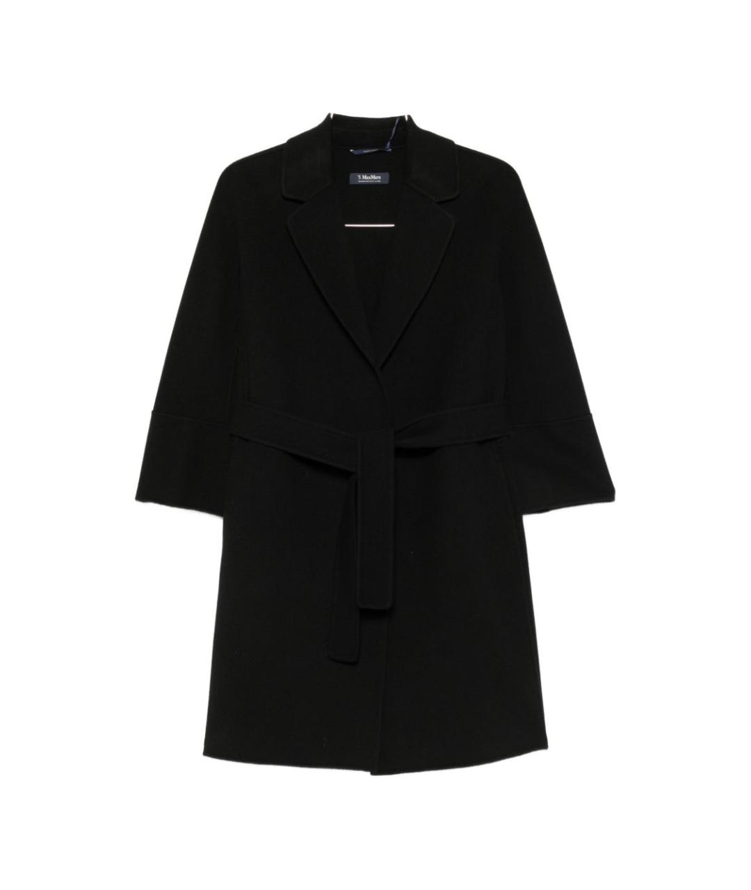 'S MAX MARA Черное пальто, фото 1