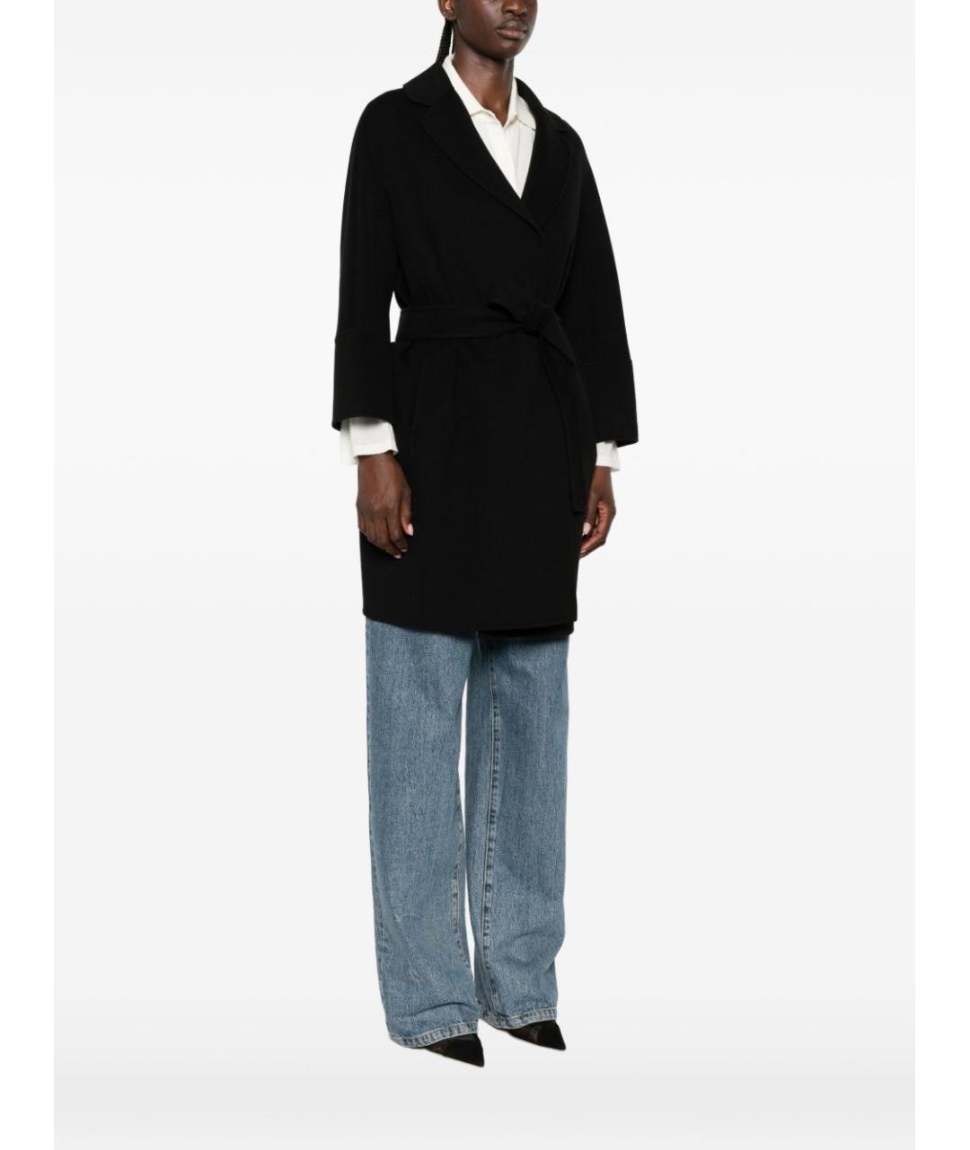 'S MAX MARA Черное пальто, фото 2