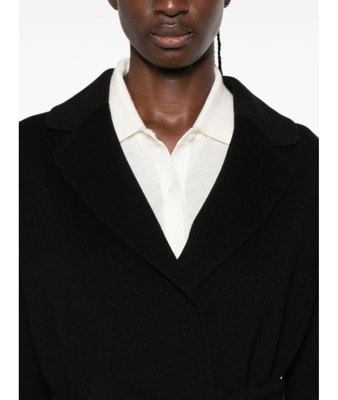 'S MAX MARA Черное пальто, фото 5