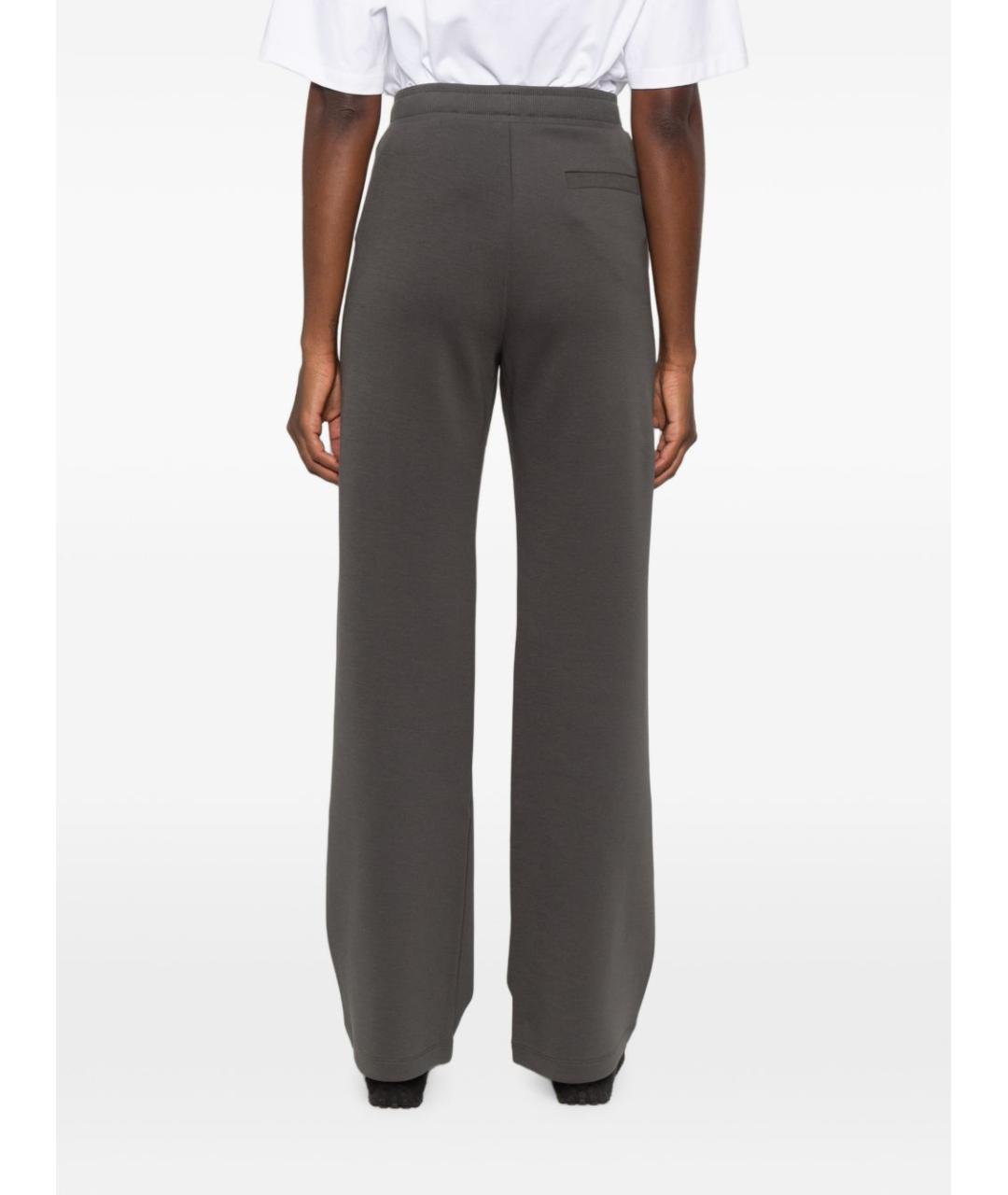 'S MAX MARA Антрацитовые прямые брюки, фото 5