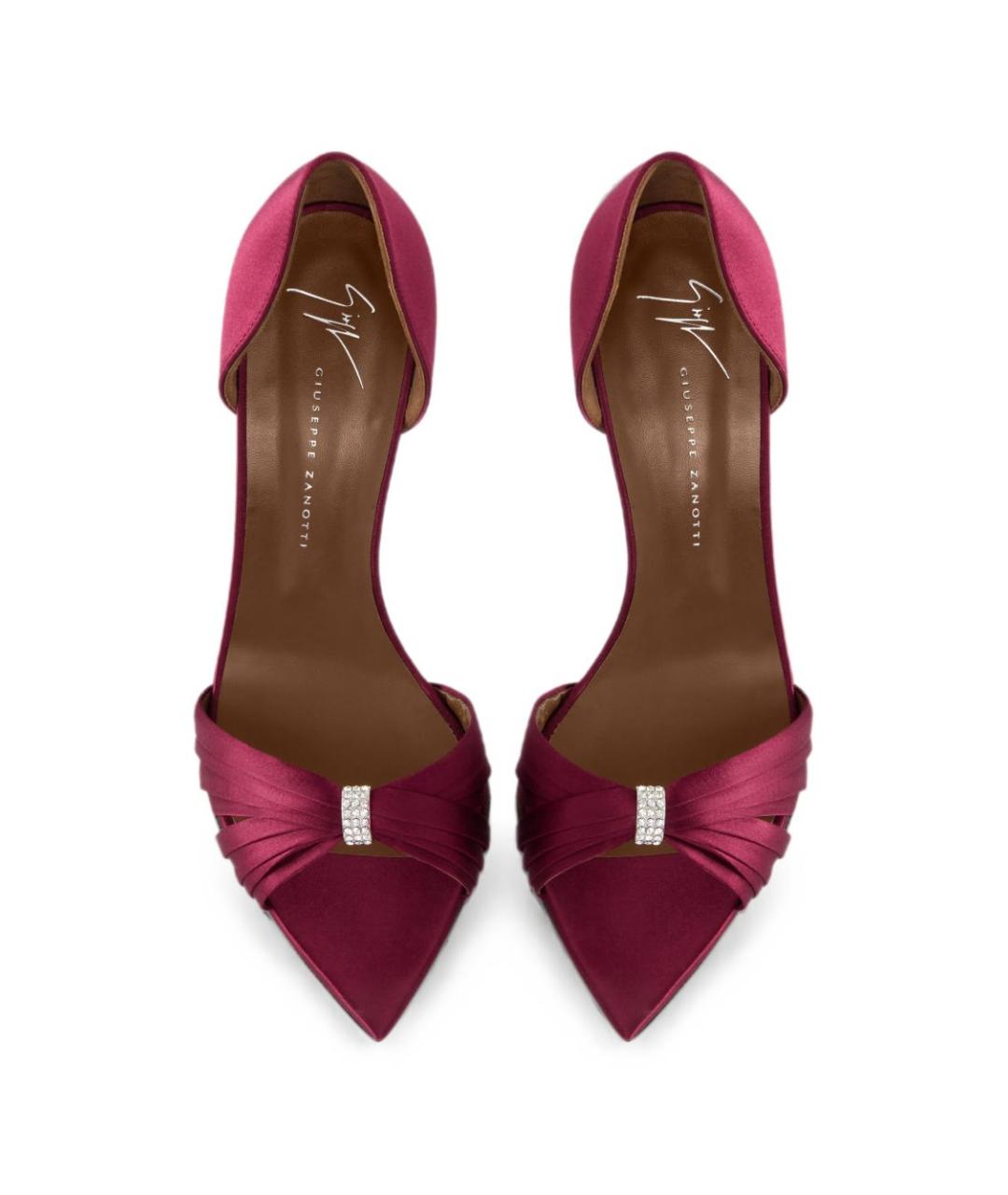 GIUSEPPE ZANOTTI DESIGN Бордовые туфли, фото 5
