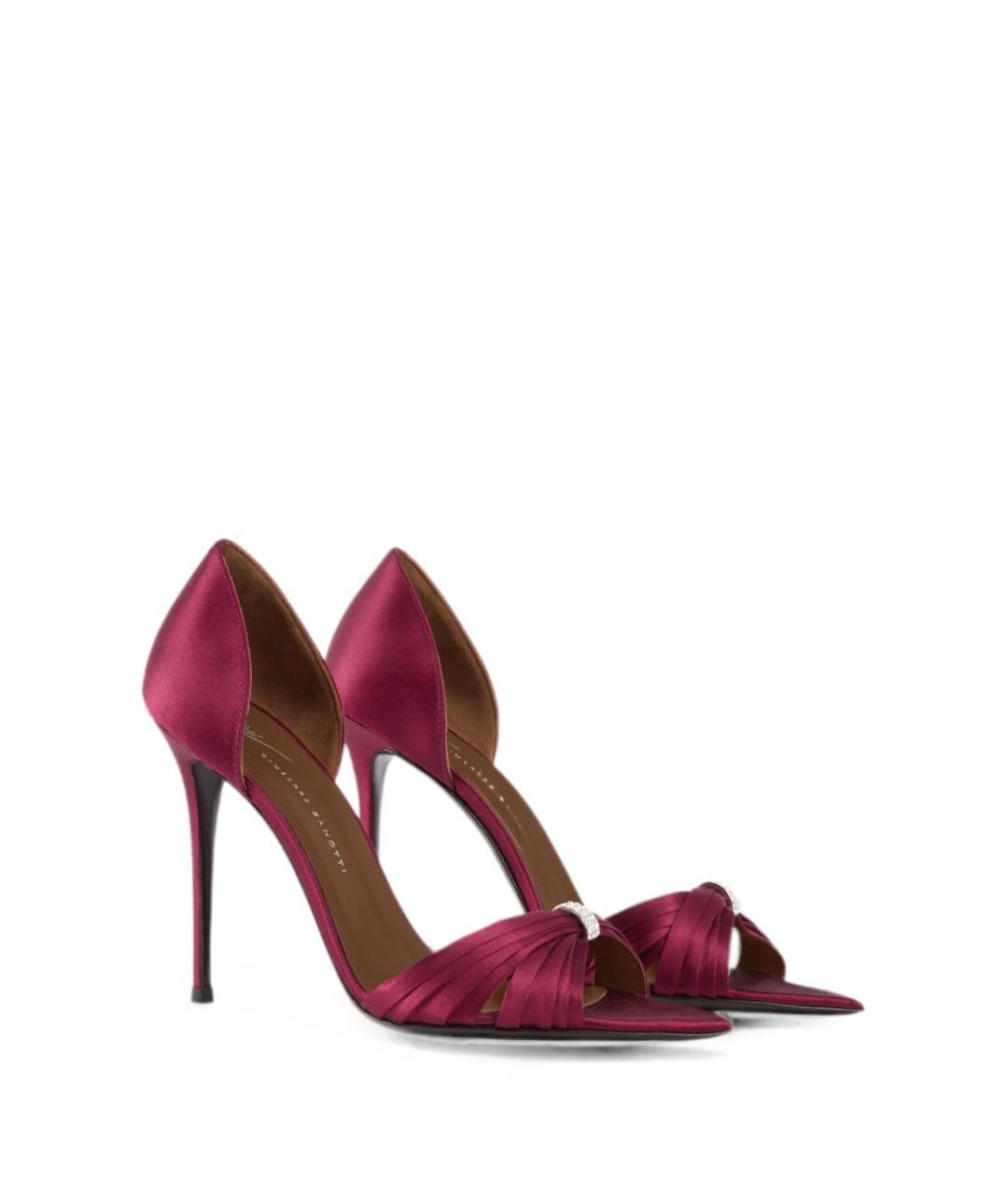 GIUSEPPE ZANOTTI DESIGN Бордовые туфли, фото 4