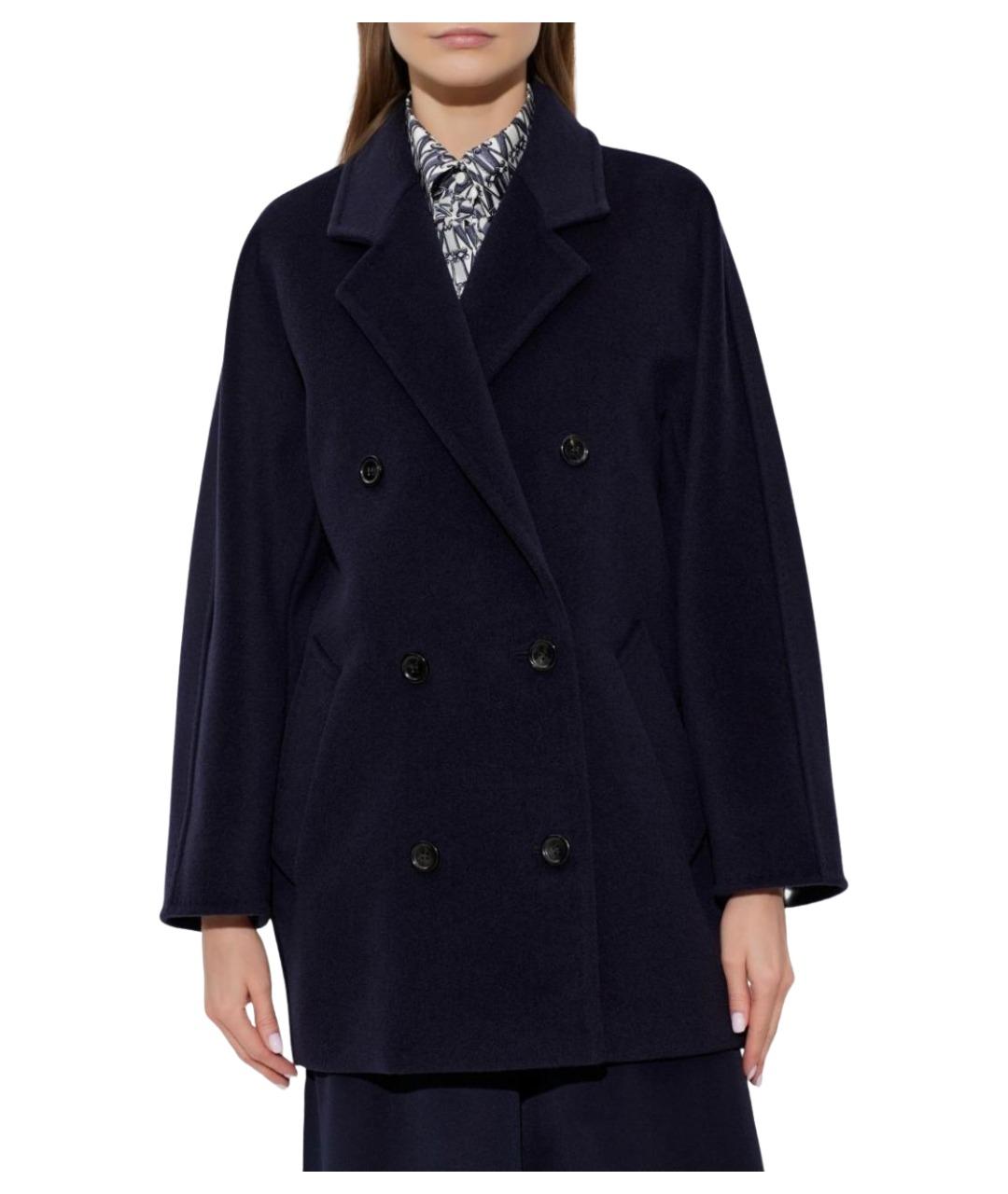 MAX MARA Синее пальто, фото 3