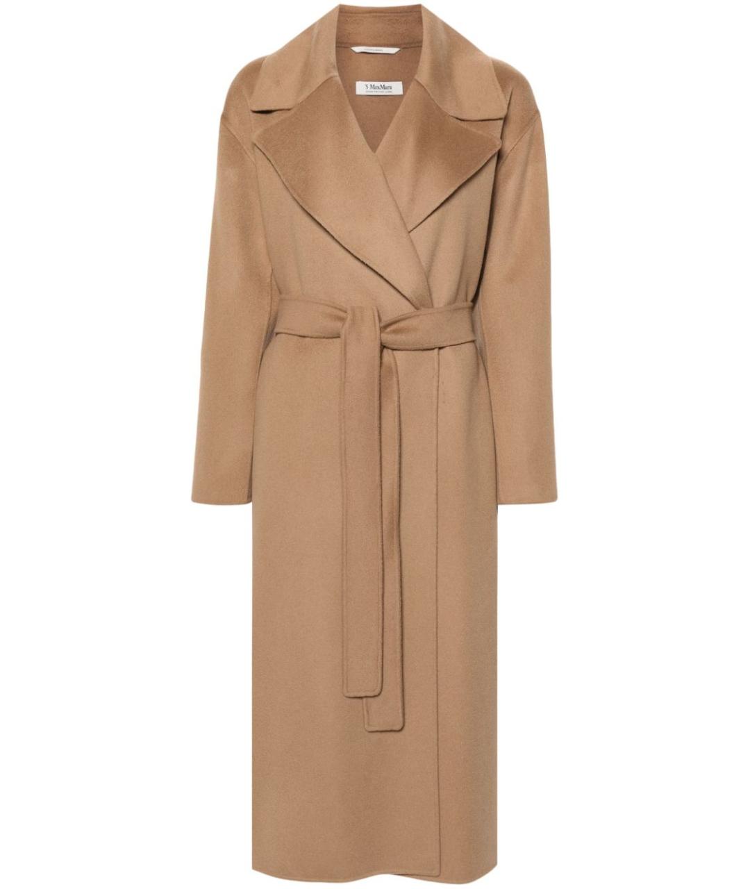 'S MAX MARA Бежевое пальто, фото 1