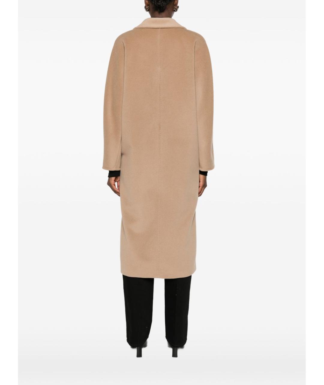 MAX MARA Бежевое шерстяное пальто, фото 2
