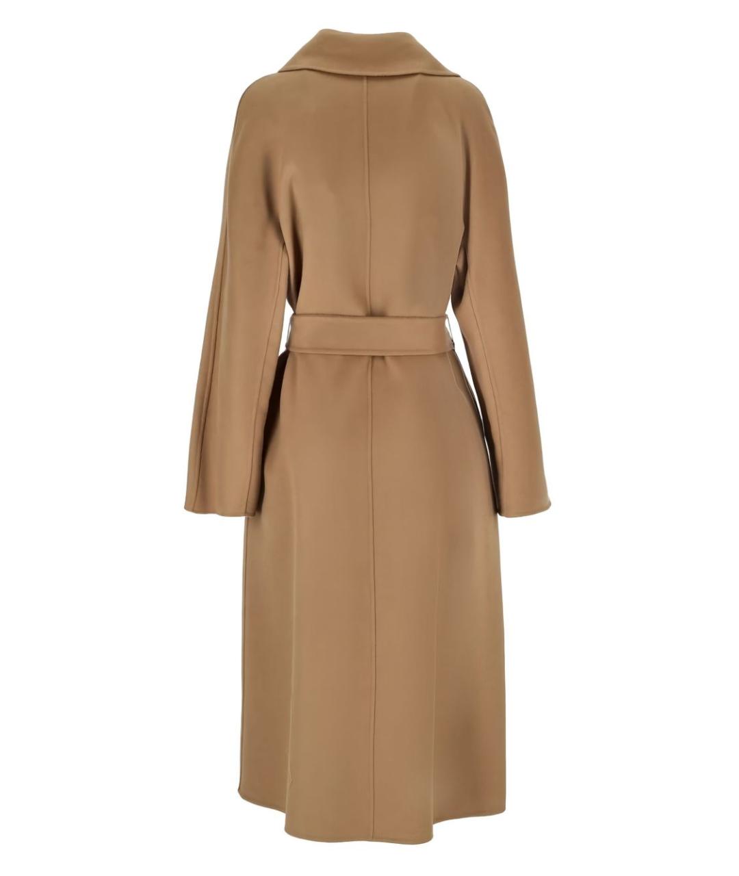 MAX MARA Бежевое шерстяное пальто, фото 2
