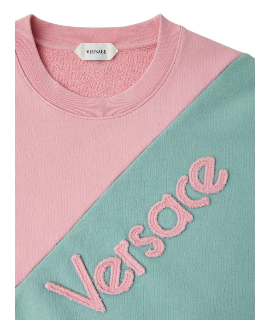 VERSACE Розовая хлопковая жилетка, фото 3