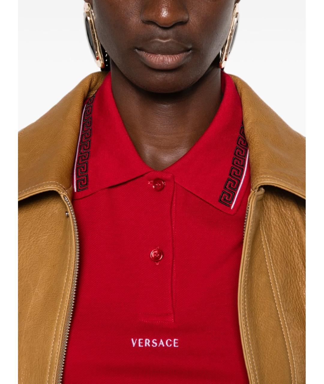 VERSACE Красная футболка, фото 4