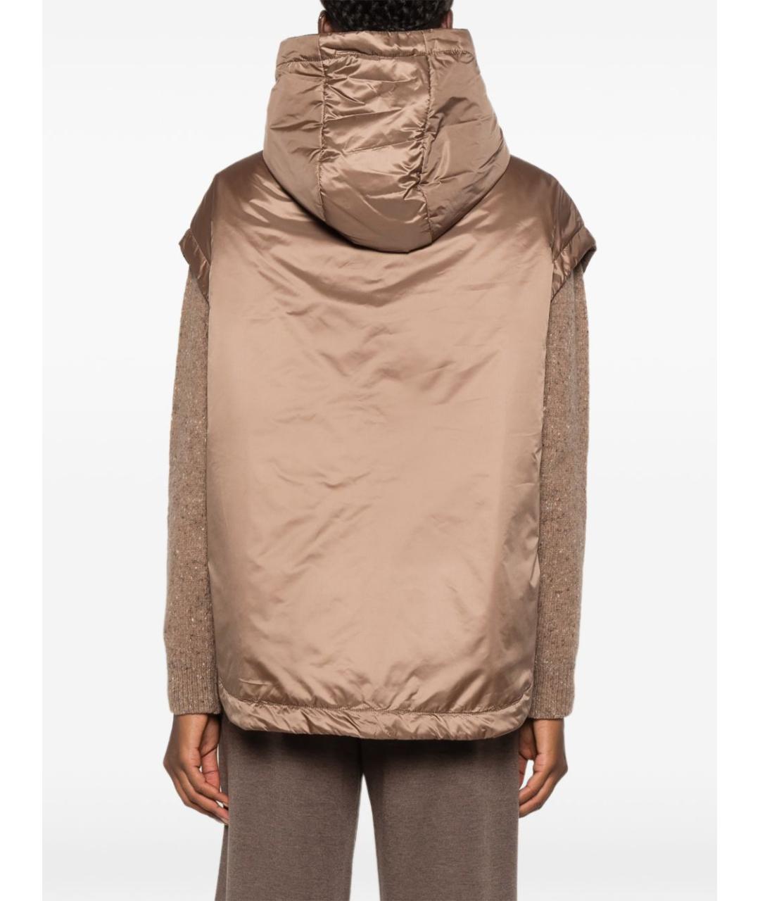 MAX MARA Коричневый жилет, фото 5