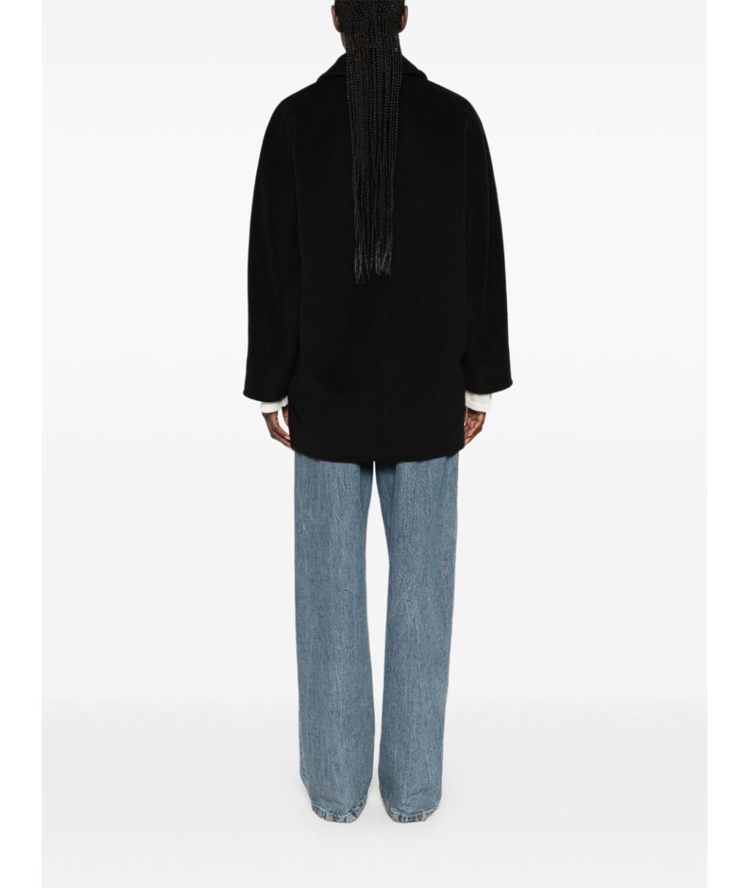 MAX MARA Черное шерстяное пальто, фото 5