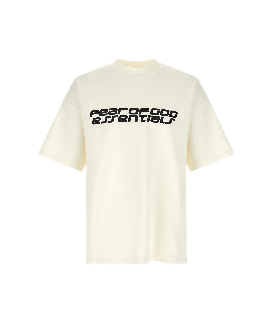 FEAR OF GOD ESSENTIALS Белая хлопковая футболка, фото 1