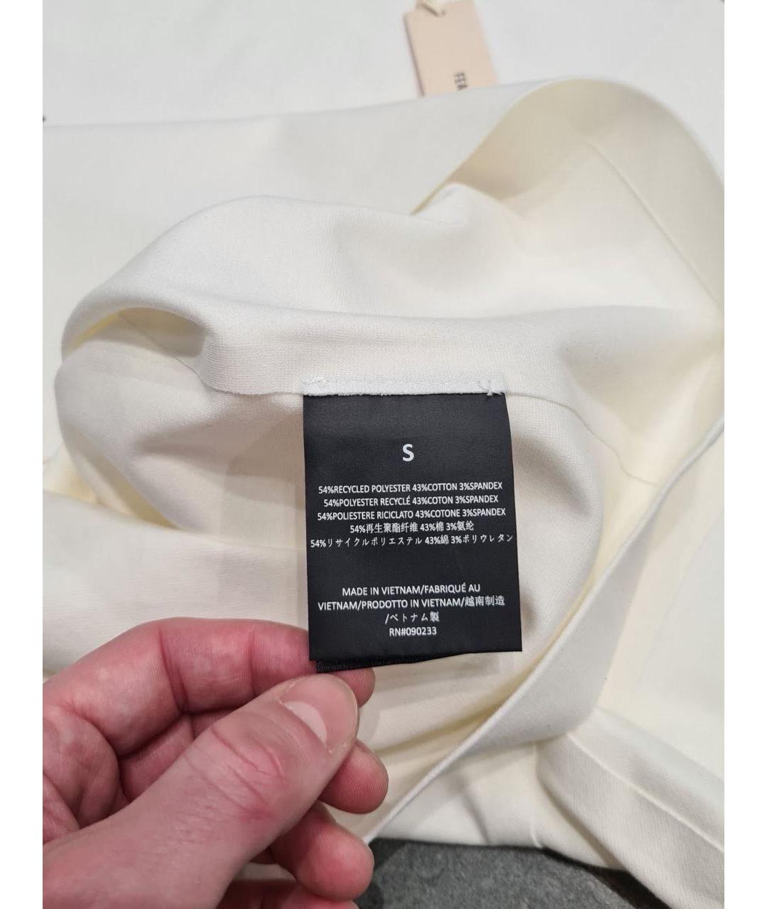 FEAR OF GOD ESSENTIALS Белая хлопковая футболка, фото 6