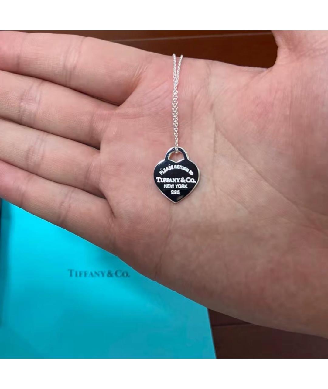 TIFFANY&CO Серебряная серебряная подвеска, фото 6