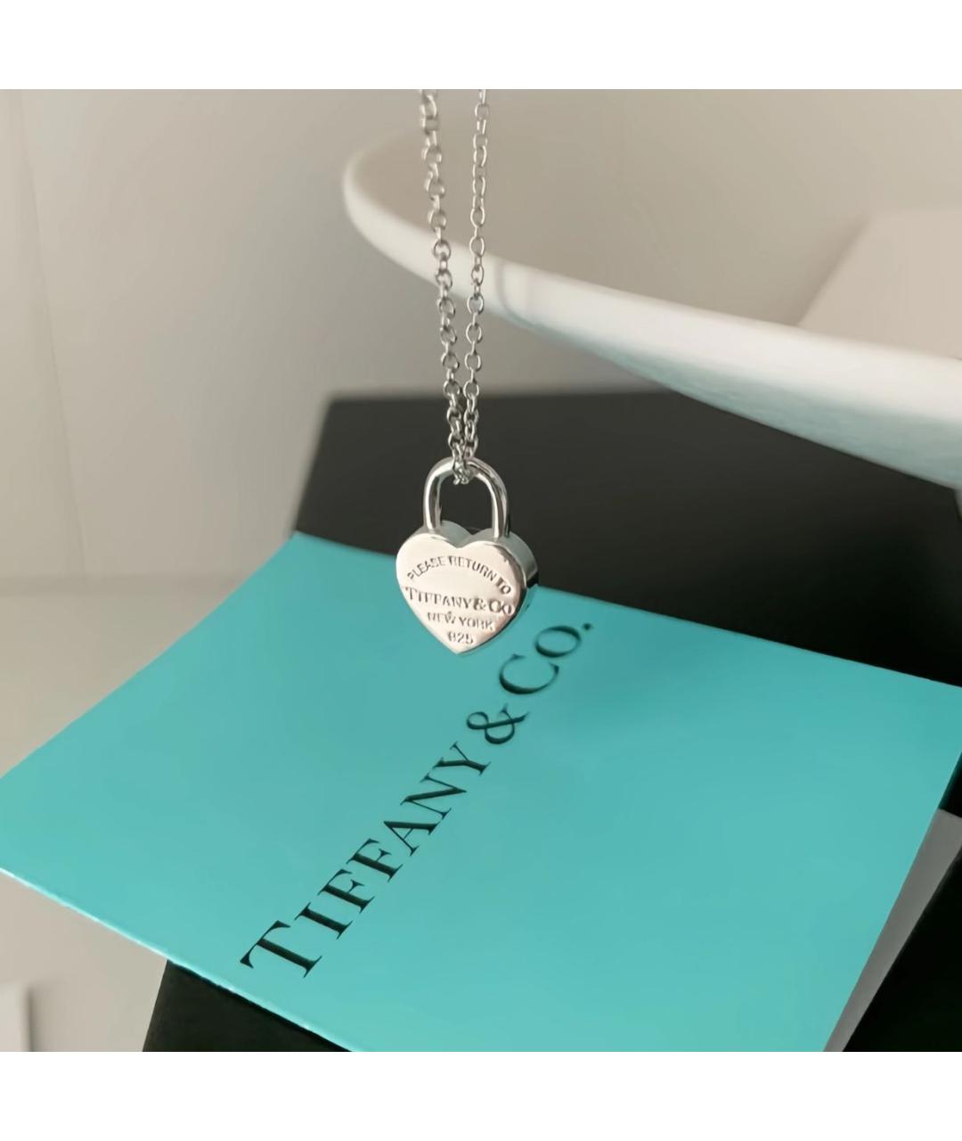 TIFFANY&CO Серебряная серебряная подвеска, фото 6