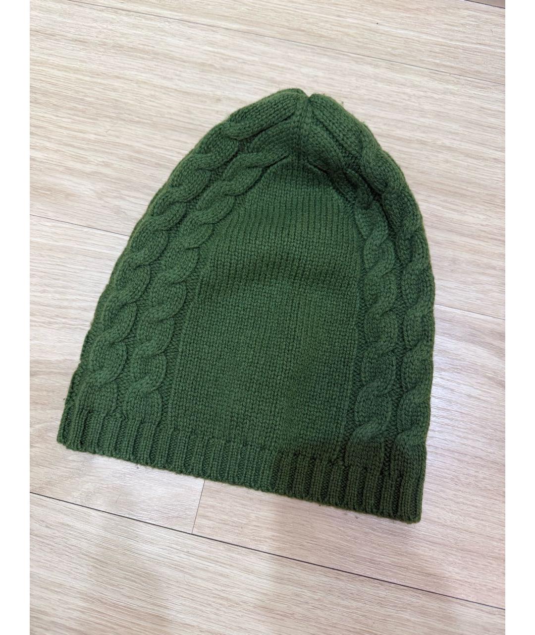 GUCCI Зеленая шерстяная шапка, фото 2