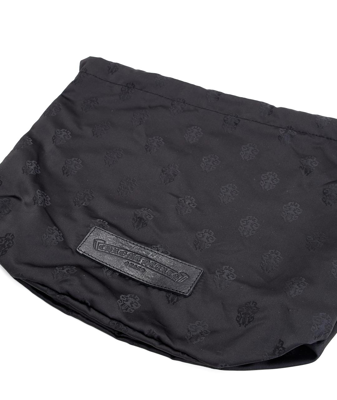 CHROME HEARTS Черная тканевая сумка на плечо, фото 8