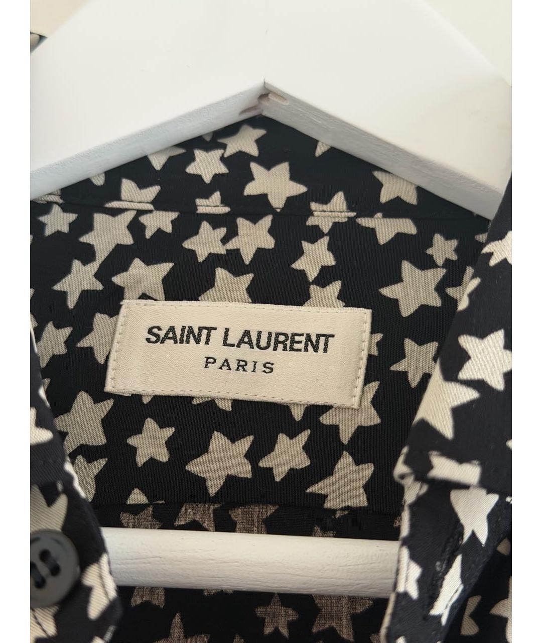 SAINT LAURENT Черная вискозная блузы, фото 3