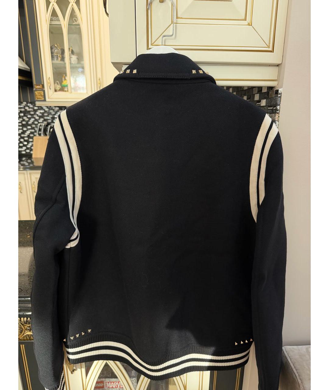 VALENTINO Черная шерстяная куртка, фото 3