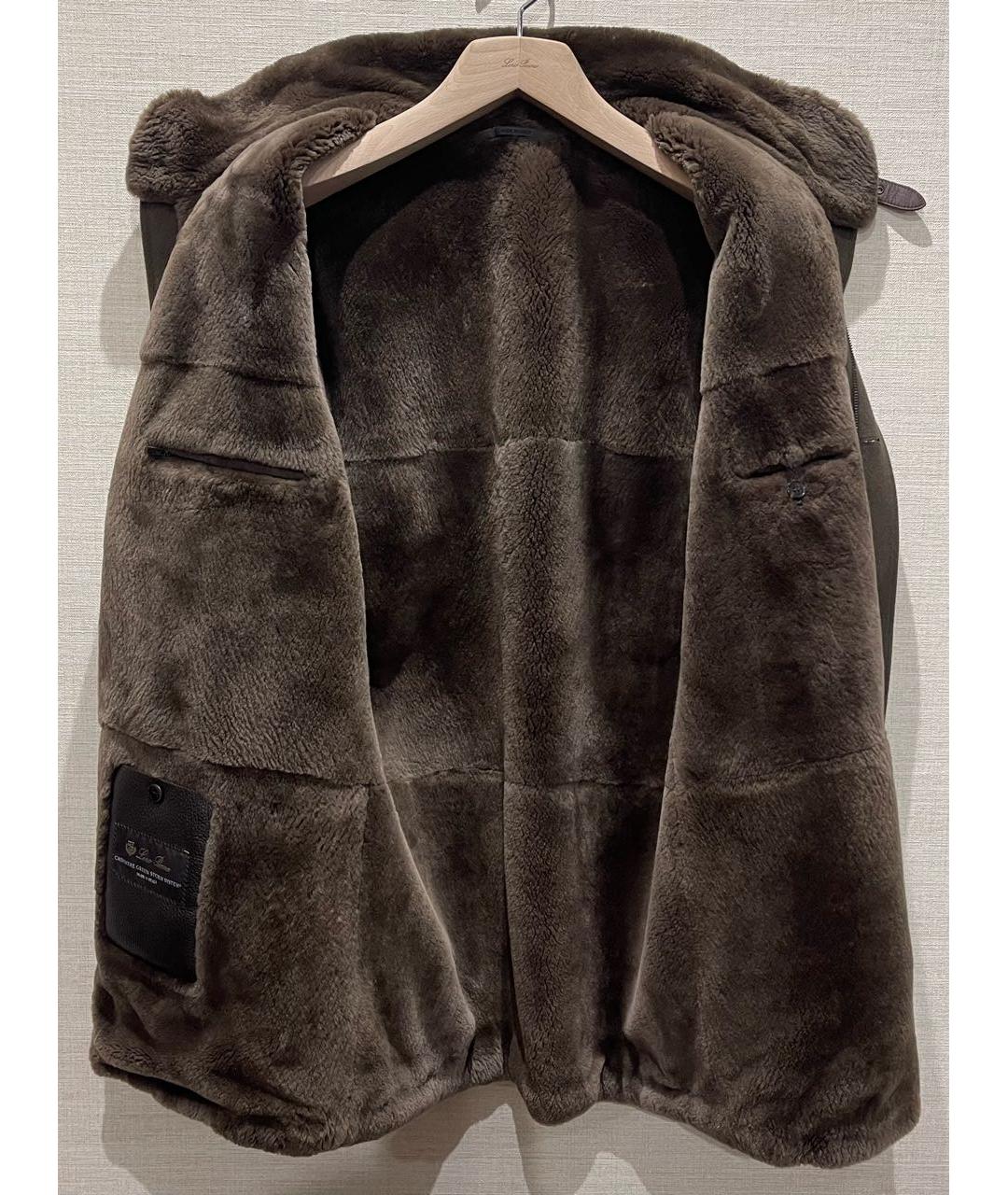 LORO PIANA Коричневая кашемировая куртка, фото 3