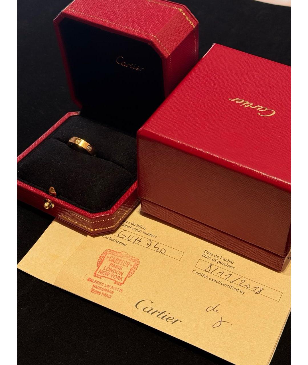 CARTIER Золотое кольцо из розового золота, фото 2