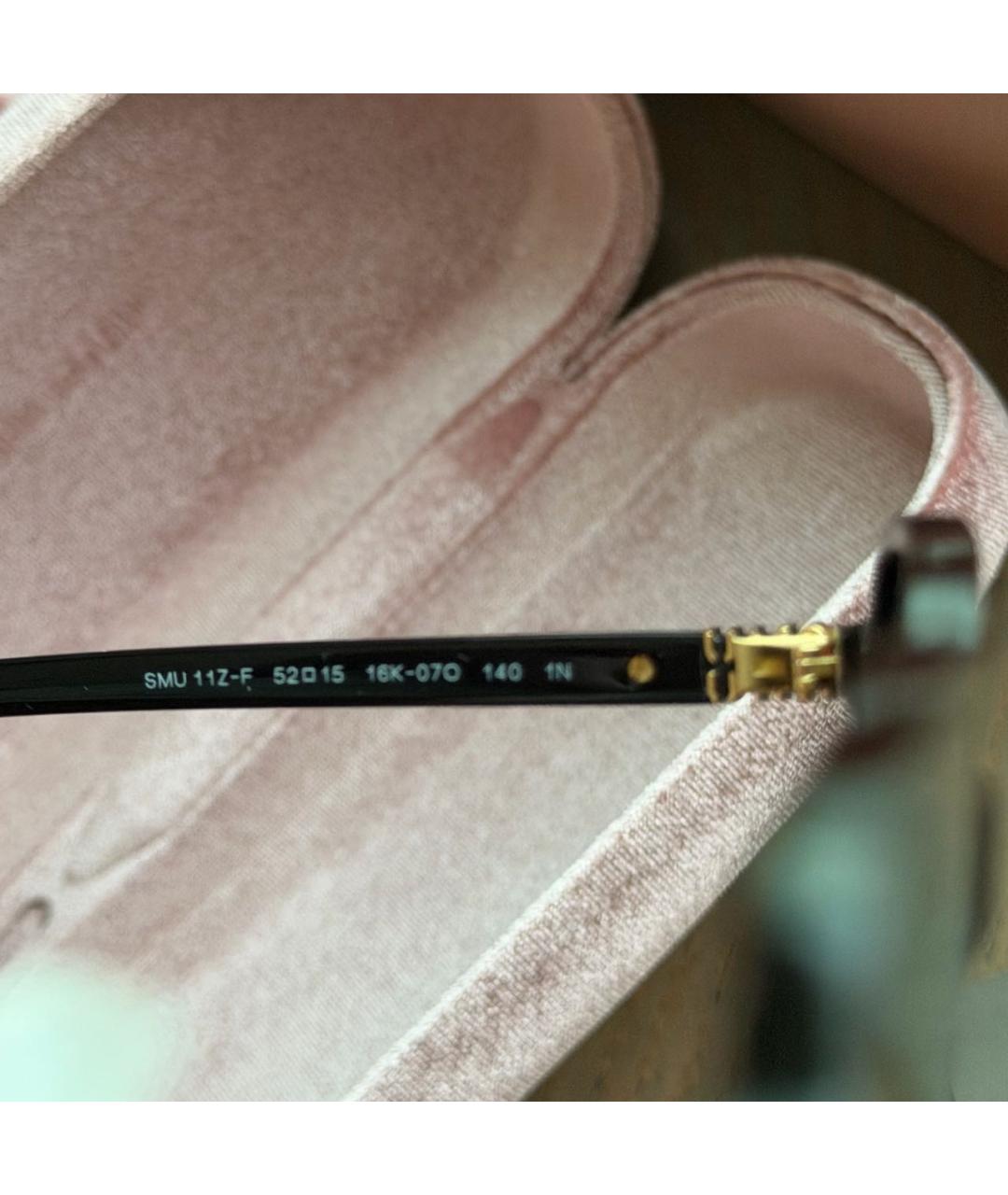 MIU MIU Коричневые пластиковые солнцезащитные очки, фото 5