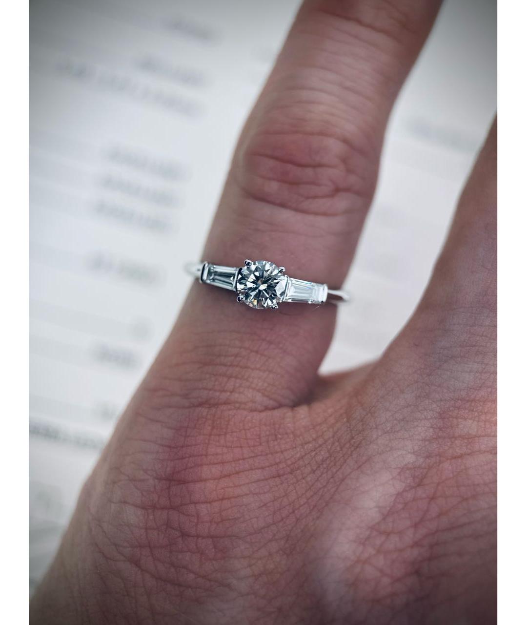 TIFFANY&CO Серебряное платиновое кольцо, фото 4