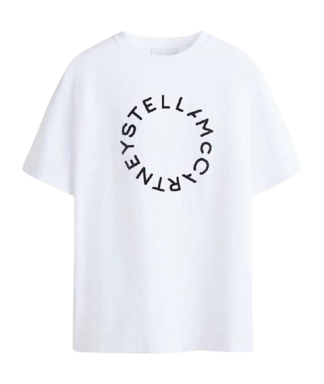 STELLA MCCARTNEY Белая хлопковая футболка, фото 1