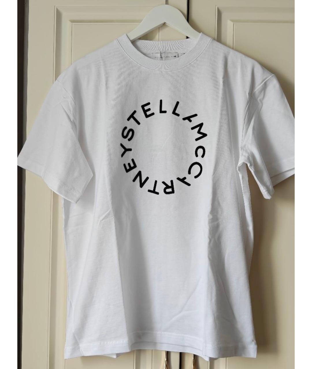 STELLA MCCARTNEY Белая хлопковая футболка, фото 3