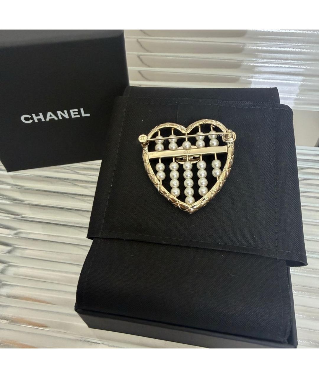 CHANEL Золотая булавка / брошь, фото 6