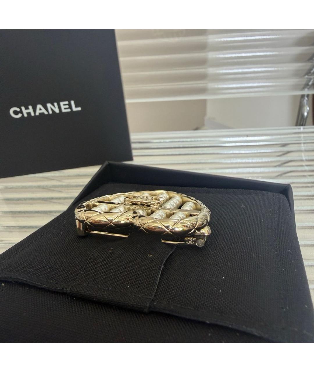 CHANEL Золотая булавка / брошь, фото 5