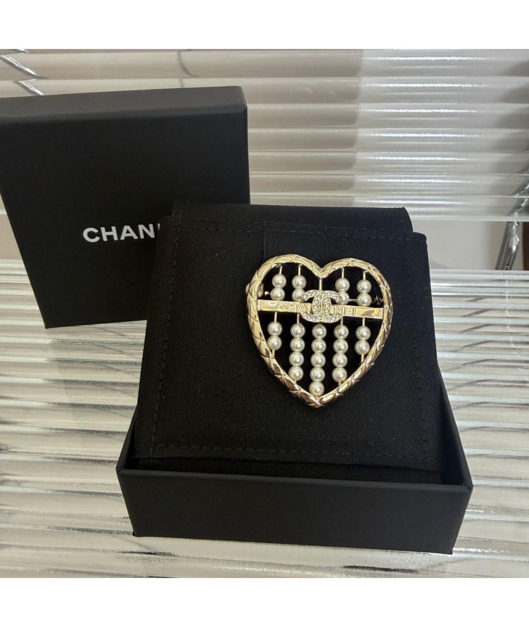 CHANEL Золотая булавка / брошь, фото 2
