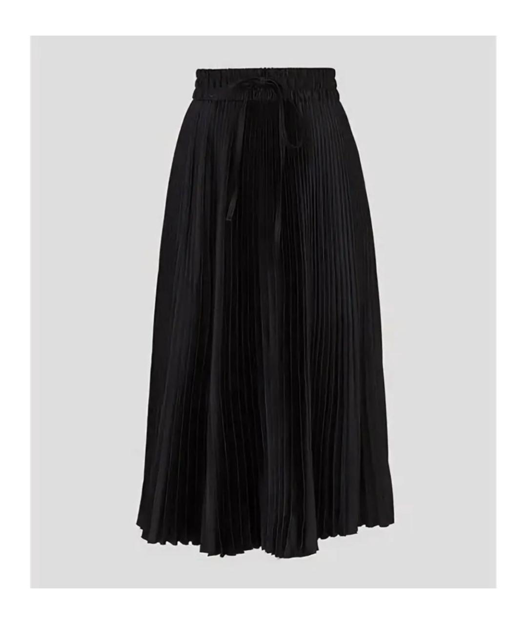 RED VALENTINO Черная юбка миди, фото 6