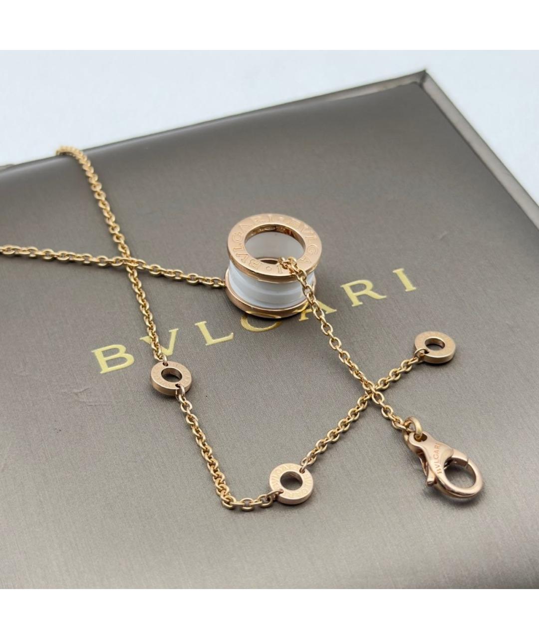 BVLGARI Золотое колье из розового золота, фото 3