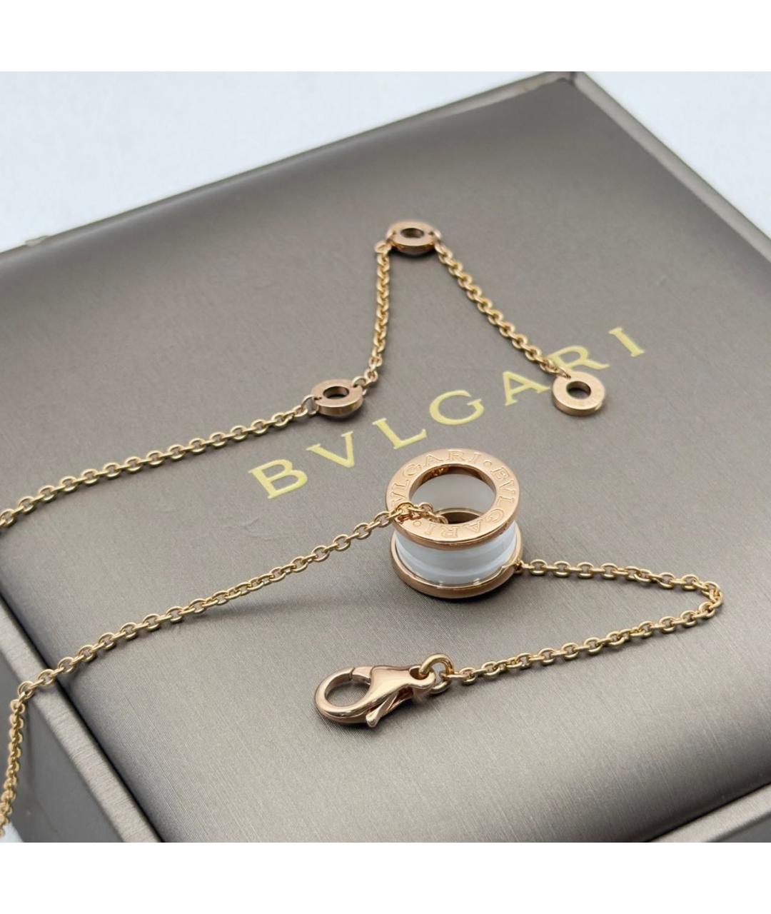BVLGARI Золотое колье из розового золота, фото 2
