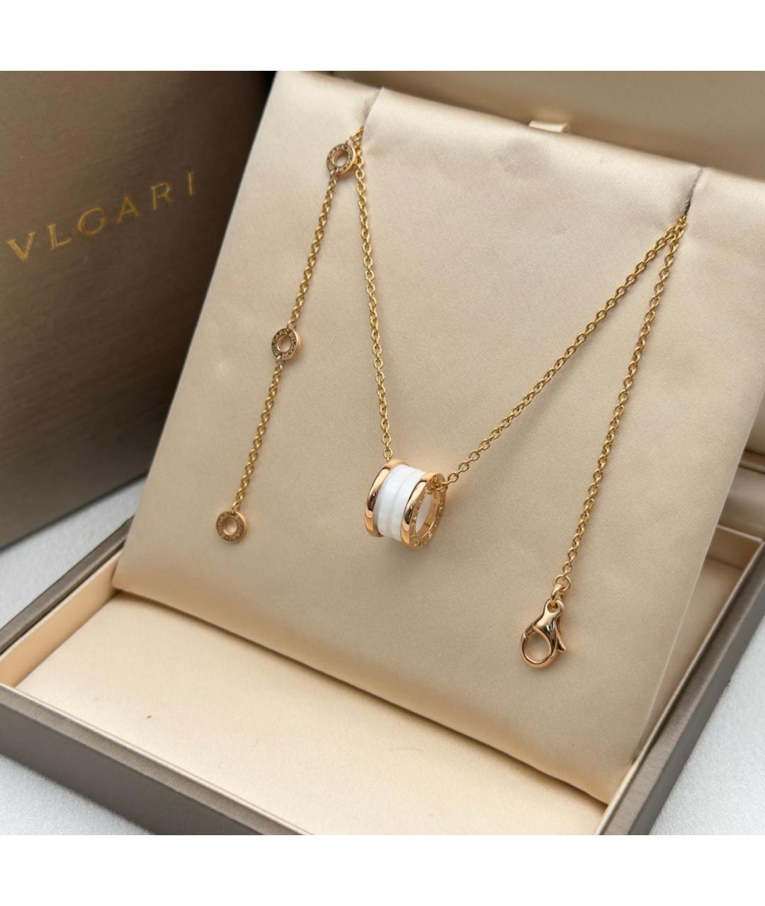 BVLGARI Золотое колье из розового золота, фото 5