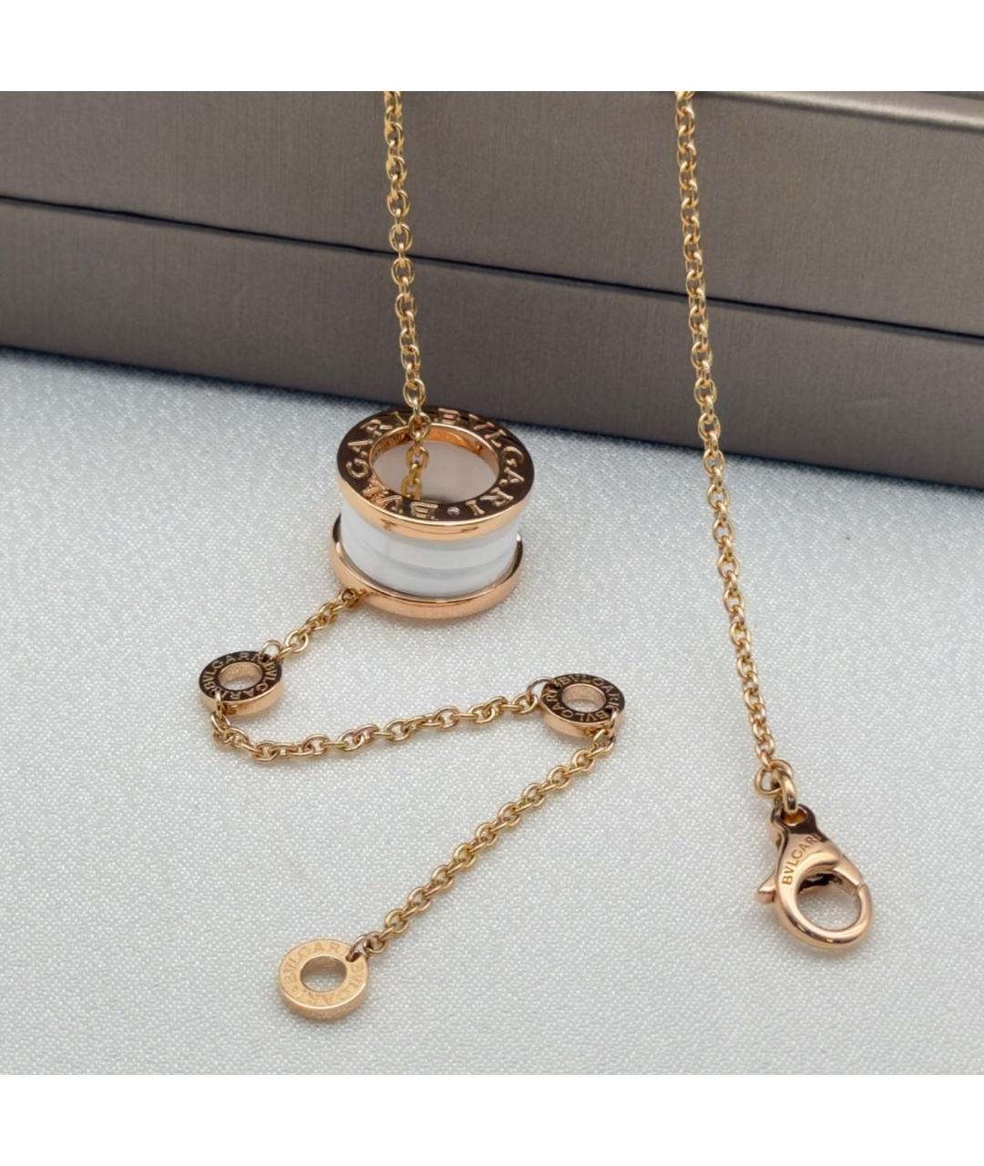 BVLGARI Золотое колье из розового золота, фото 4
