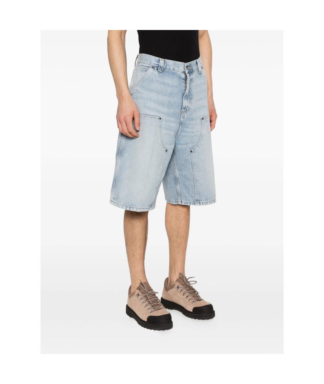 CARHARTT Синие полиэстеровые шорты, фото 4