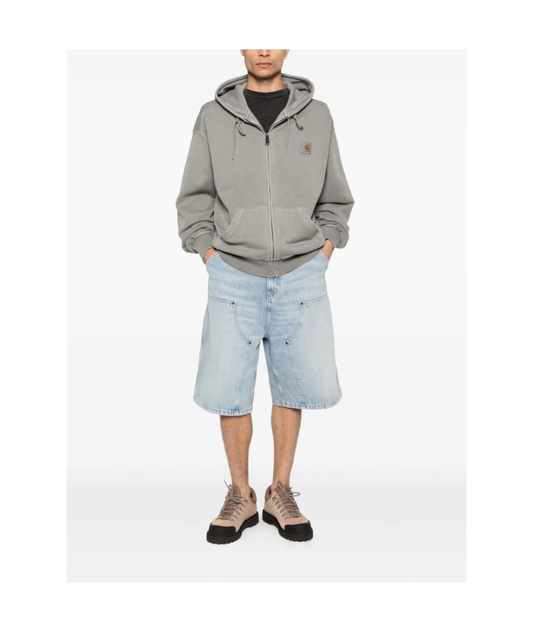 CARHARTT Синие полиэстеровые шорты, фото 3