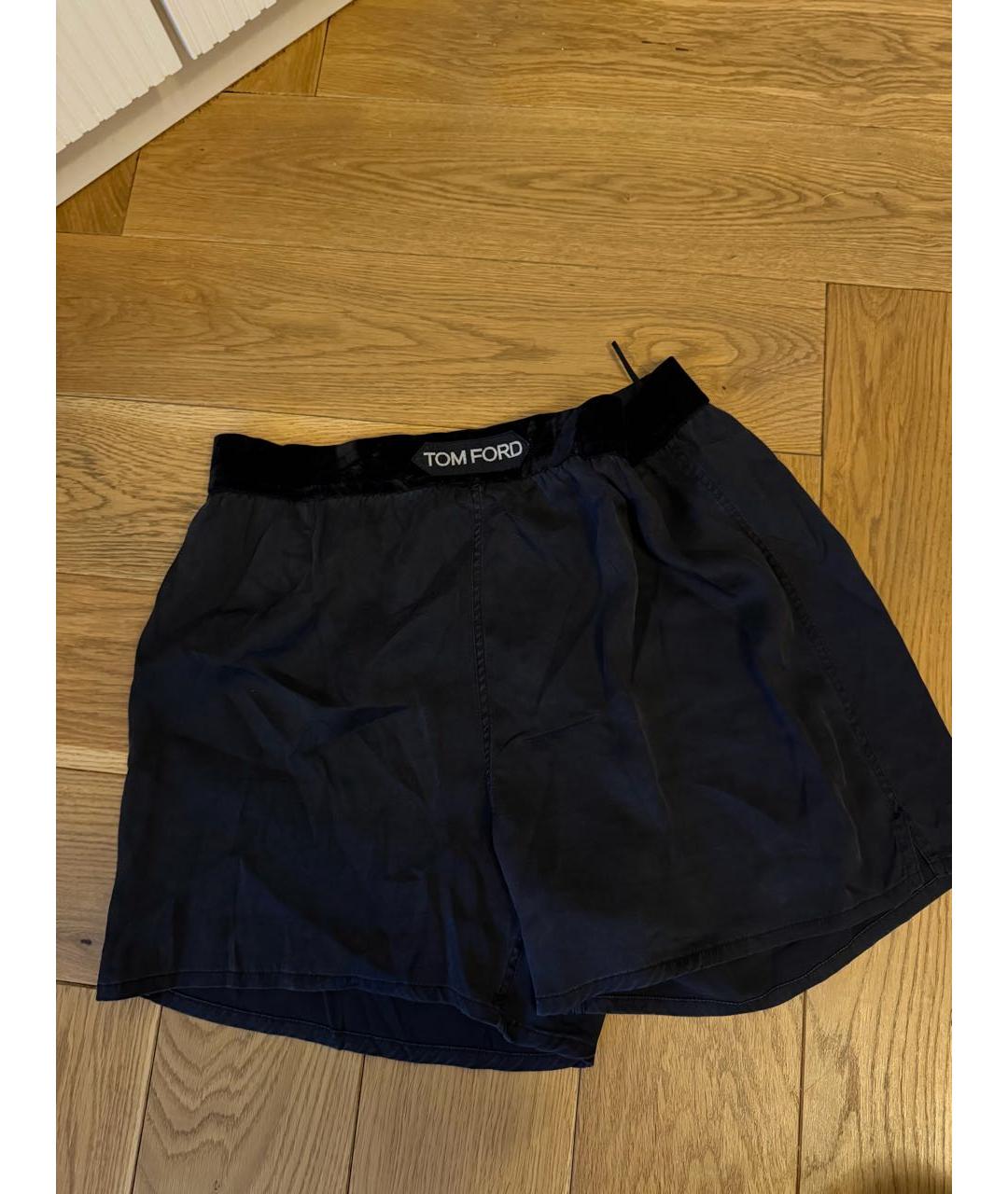 TOM FORD Черные шелковые шорты, фото 5