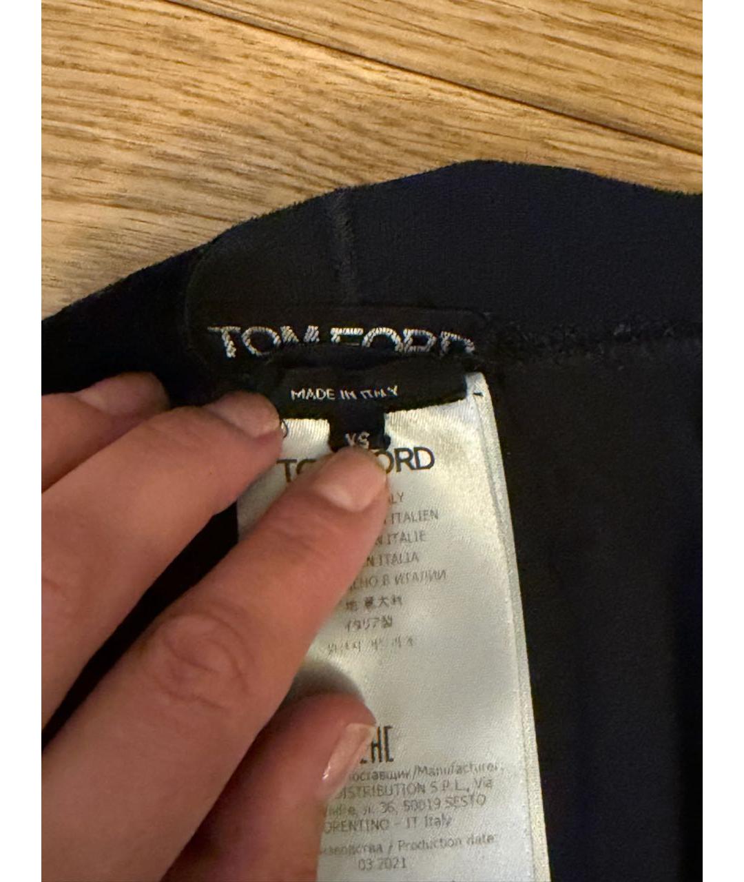 TOM FORD Черные шелковые шорты, фото 4