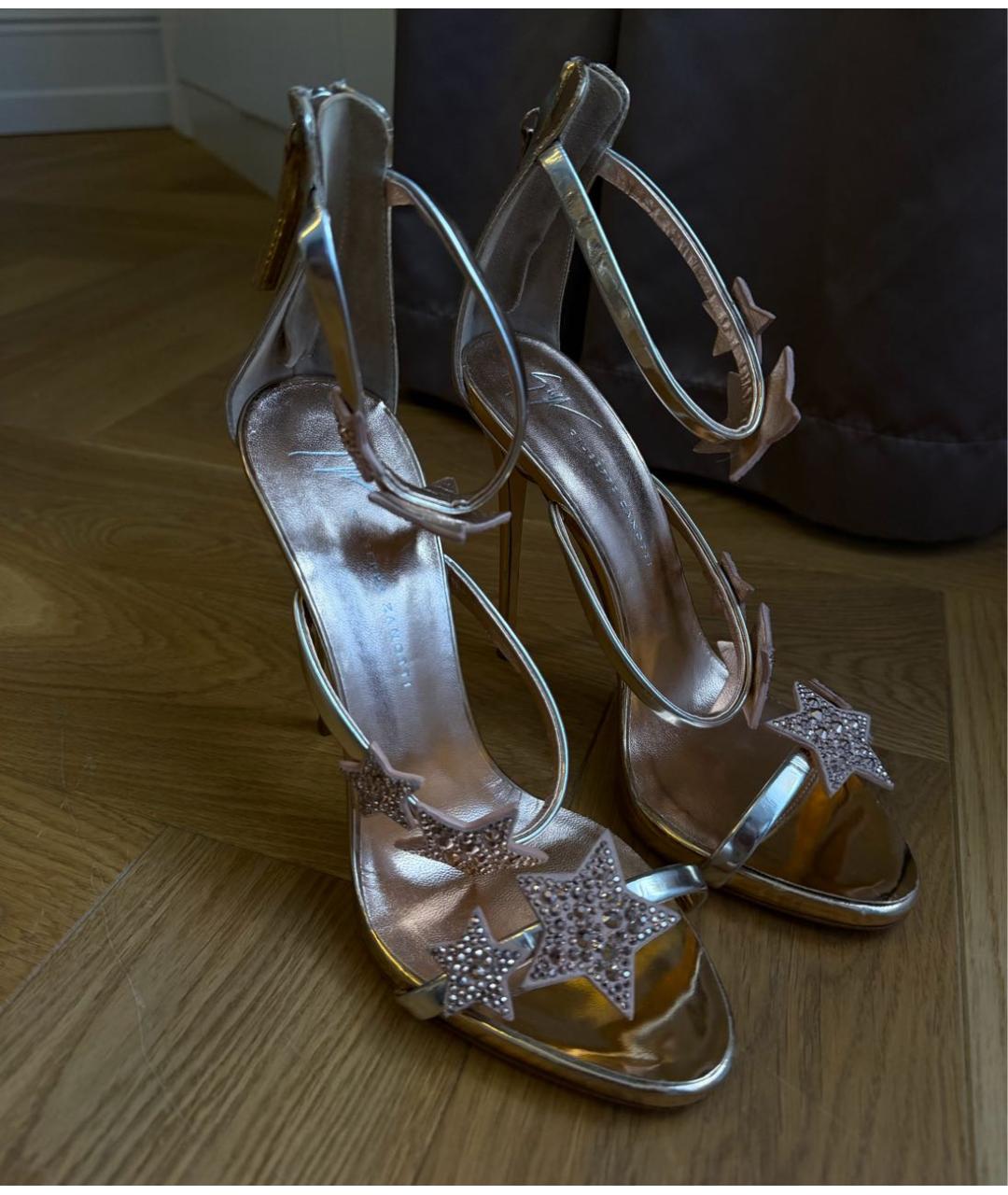 GIUSEPPE ZANOTTI DESIGN Кожаные босоножки, фото 3