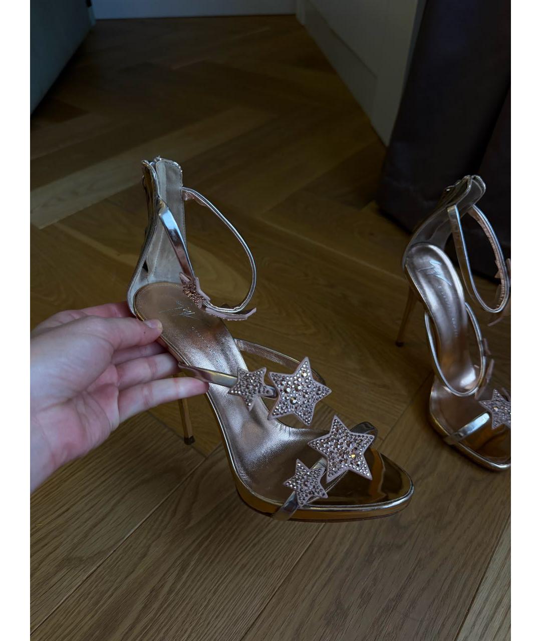 GIUSEPPE ZANOTTI DESIGN Кожаные босоножки, фото 4