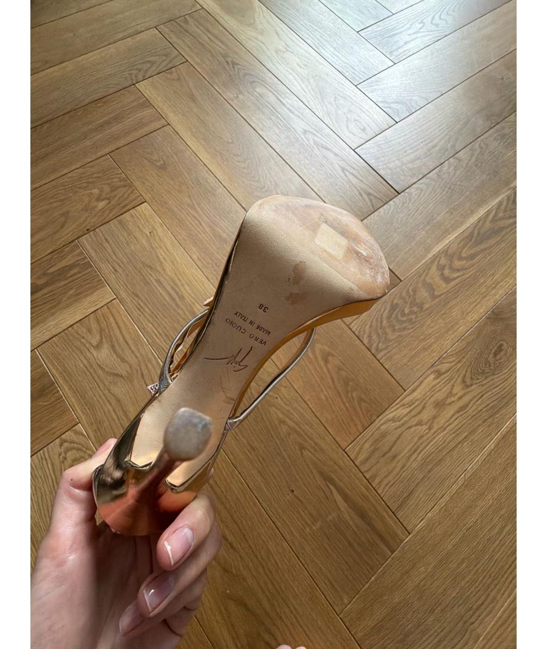 GIUSEPPE ZANOTTI DESIGN Кожаные босоножки, фото 5