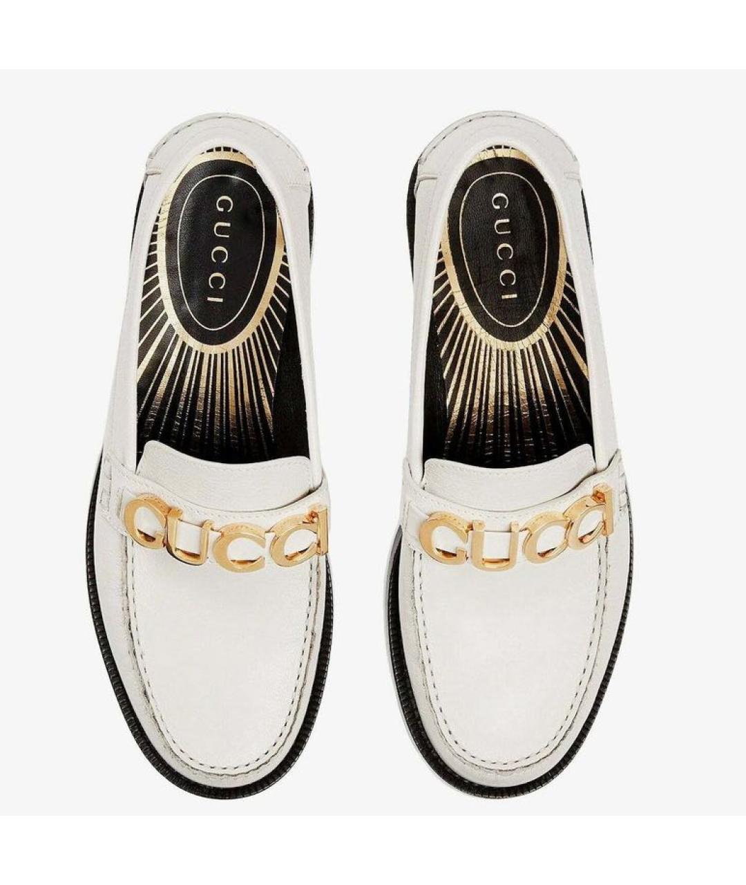 GUCCI Кожаные лоферы, фото 3
